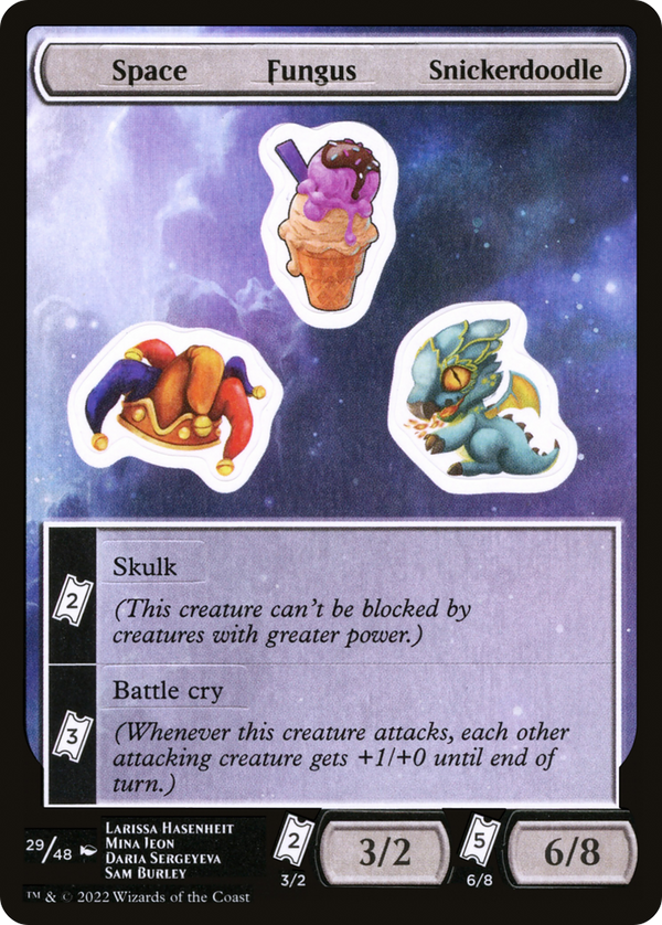 Space Fungus Snickerdoodle (UNF-029) - Unfinity Sticker Sheets