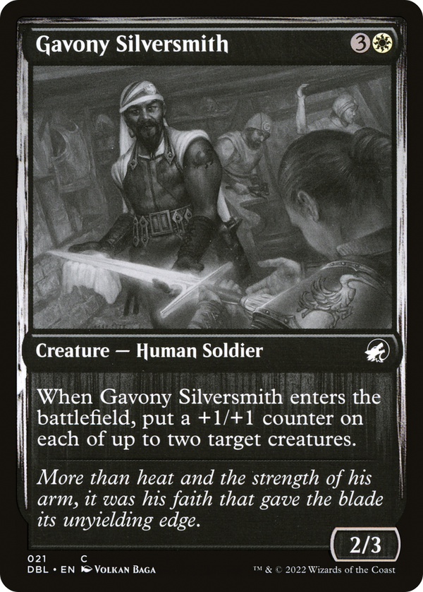 Gavony Silversmith (DBL-021) - Innistrad: Double Feature