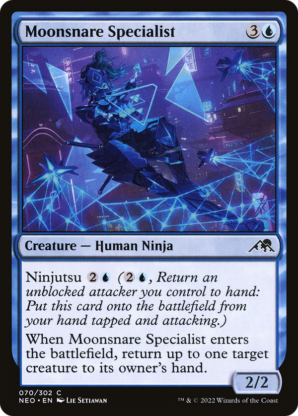 Moonsnare Specialist (NEO-070) - Kamigawa: Neon Dynasty Foil