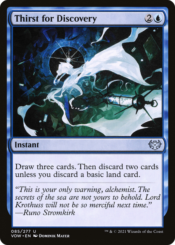Thirst for Discovery (VOW-085) - Innistrad: Crimson Vow Foil