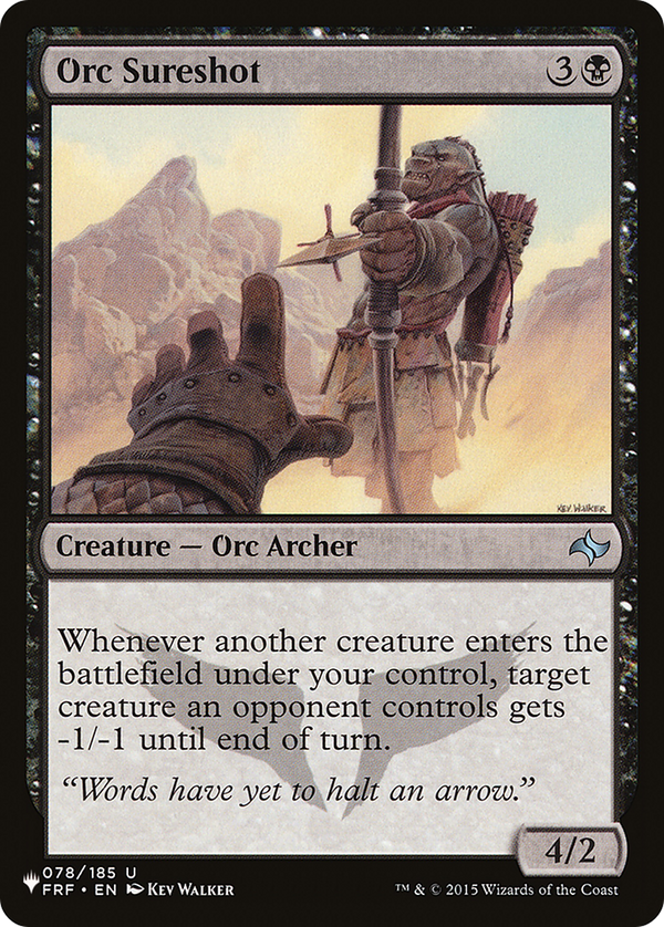Orc Sureshot (LIST-FRF-78) - The List
