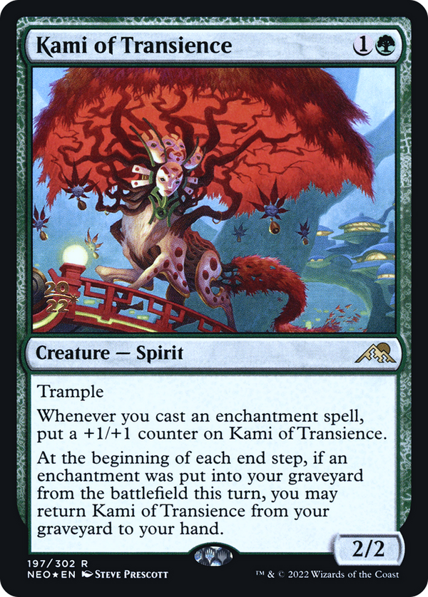 Kami of Transience (PRE-197) - Kamigawa: Neon Dynasty Promos Foil