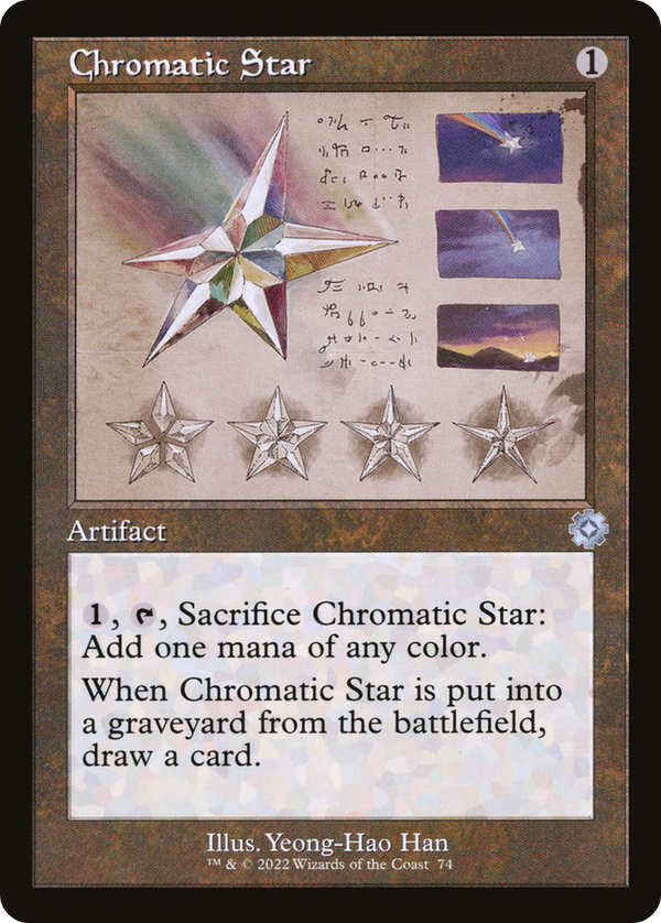 Chromatic Star (Schematic) (BRR-074) - The Brothers' War Retro Artifacts Foil