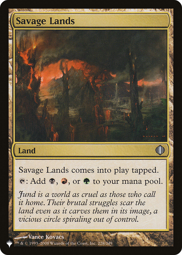 Savage Lands (LIST-ALA-228) - The List