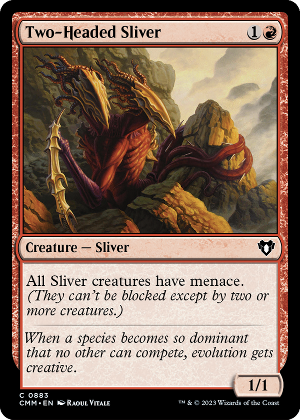 Two-Headed Sliver (CMM-883) - Commander Masters