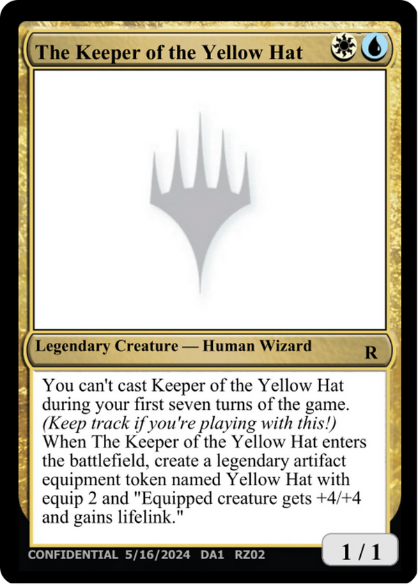 The Keeper of the Yellow Hat (UNK-RZ02B) - Unknown Event