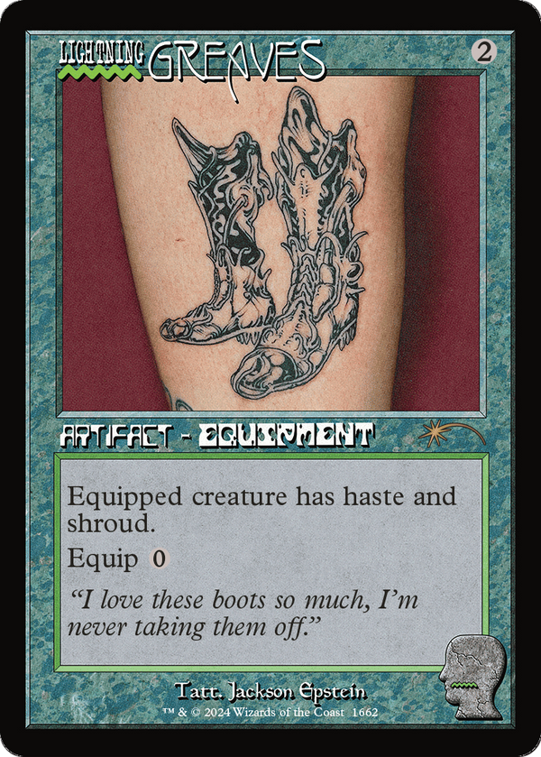 Lightning Greaves (SLD-1662) - Secret Lair Drop