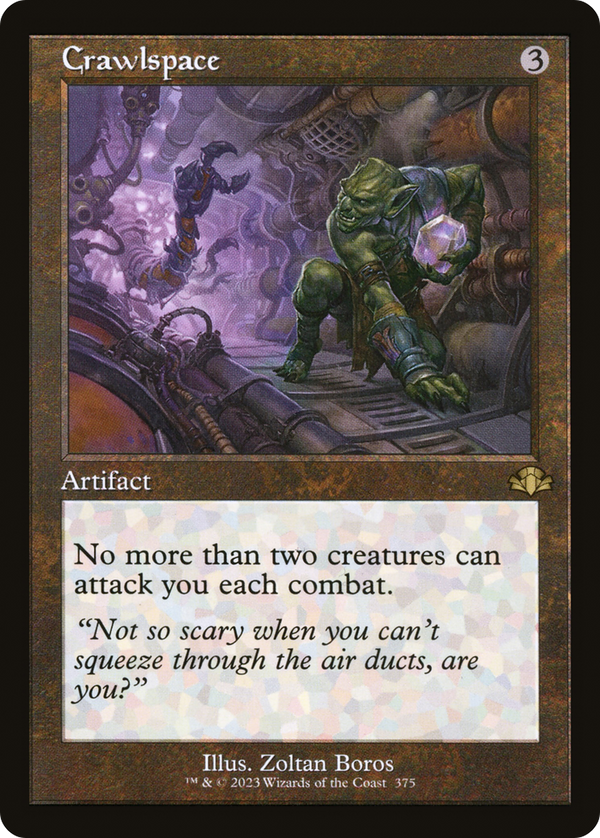 Crawlspace (Retro Frame) (DMR-375) - Dominaria Remastered Foil