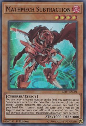 Mathmech Subtraction (MYFI-EN004) - Mystic Fighters 1st Edition