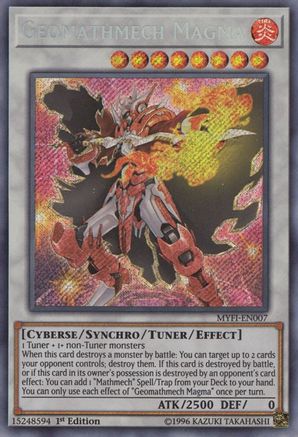 Geomathmech Magma (MYFI-EN007) - Mystic Fighters 1st Edition