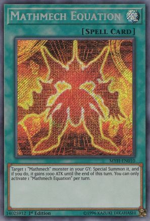 Mathmech Equation (MYFI-EN010) - Mystic Fighters 1st Edition