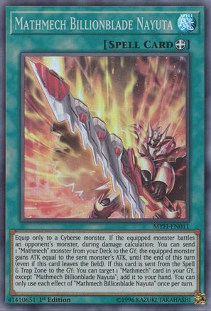 Mathmech Billionblade Nayuta (MYFI-EN011) - Mystic Fighters 1st Edition
