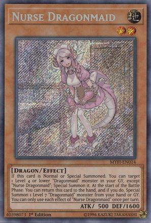 Nurse Dragonmaid (MYFI-EN014) - Mystic Fighters 1st Edition
