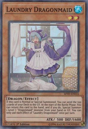 Laundry Dragonmaid (MYFI-EN016) - Mystic Fighters 1st Edition