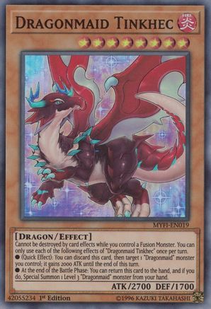 Dragonmaid Tinkhec (MYFI-EN019) - Mystic Fighters 1st Edition