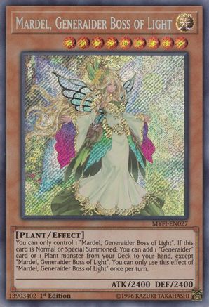 Mardel, Generaider Boss of Light (MYFI-EN027) - Mystic Fighters 1st Edition