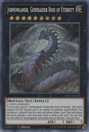 Jormungandr, Generaider Boss of Eternity (MYFI-EN033) - Mystic Fighters 1st Edition