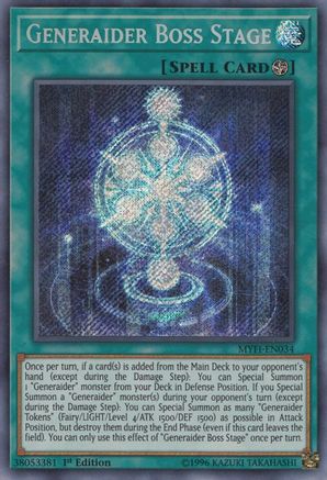 Generaider Boss Stage (MYFI-EN034) - Mystic Fighters 1st Edition