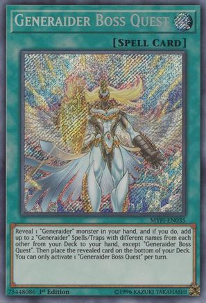 Generaider Boss Quest (MYFI-EN035) - Mystic Fighters 1st Edition
