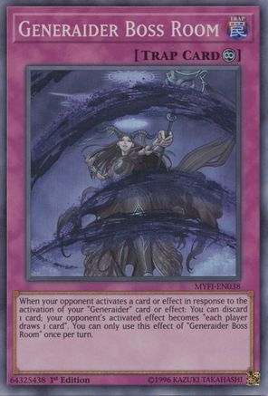 Generaider Boss Room (MYFI-EN038) - Mystic Fighters 1st Edition