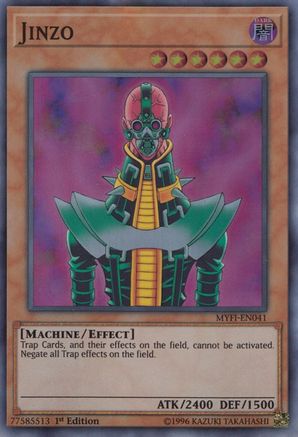 Jinzo (MYFI-EN041) - Mystic Fighters 1st Edition