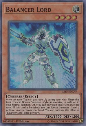Balancer Lord (MYFI-EN047) - Mystic Fighters 1st Edition