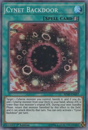 Cynet Backdoor (MYFI-EN057) - Mystic Fighters 1st Edition