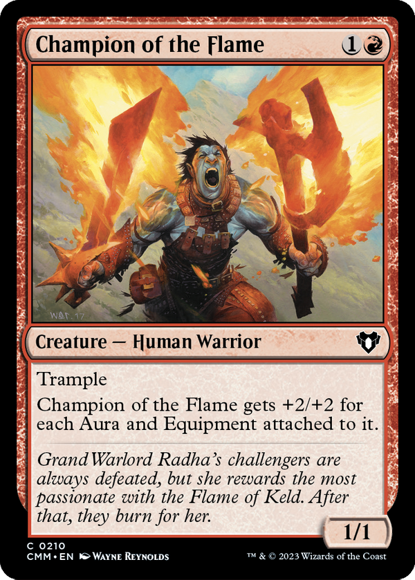 Champion of the Flame (CMM-210) - Commander Masters