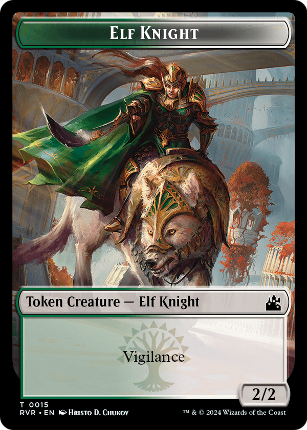 Elf Knight (TRVR-015) - Ravnica Remastered Tokens