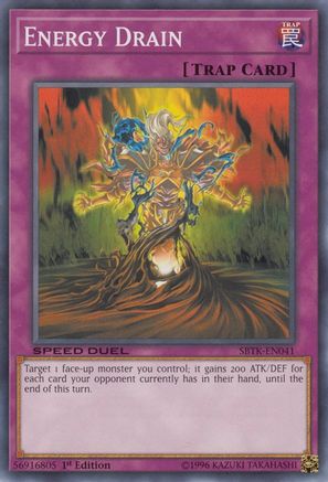 Energy Drain (SBTK-EN041) - Speed Duel: Trials of the Kingdom 1st Edition