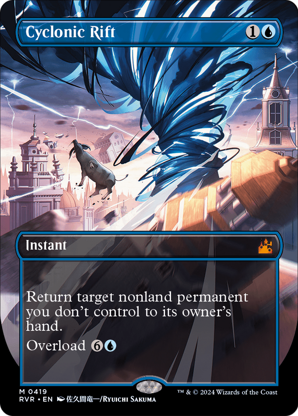 Cyclonic Rift (Anime Borderless) (RVR-419) - Ravnica Remastered
