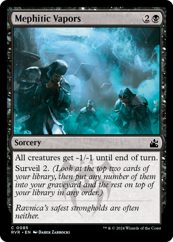 Mephitic Vapors (RVR-085) - Ravnica Remastered Foil
