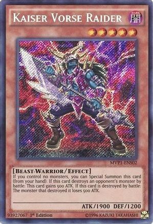 Kaiser Vorse Raider (MVP1-ENS02) - The Dark Side of Dimensions Movie Pack: Secret Edition 1st Edition