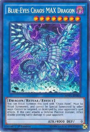 Blue-Eyes Chaos MAX Dragon (MVP1-ENS04) - The Dark Side of Dimensions Movie Pack: Secret Edition 1st Edition