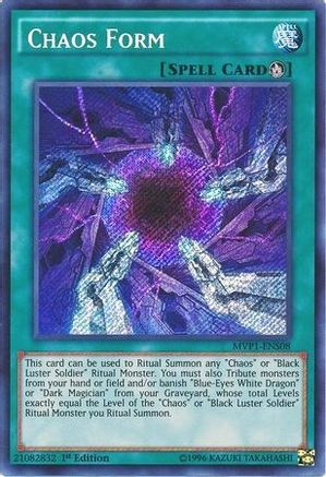 Chaos Form (MVP1-ENS08) - The Dark Side of Dimensions Movie Pack: Secret Edition 1st Edition
