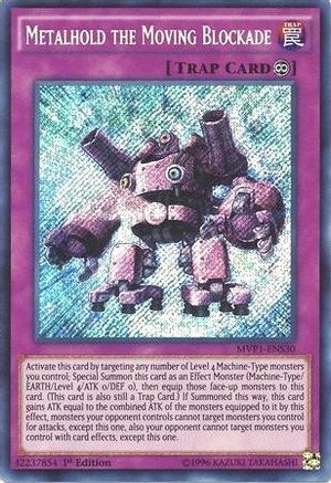 Metalhold the Moving Blockade (MVP1-ENS30) - The Dark Side of Dimensions Movie Pack: Secret Edition 1st Edition