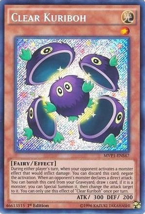 Clear Kuriboh (MVP1-ENS47) - The Dark Side of Dimensions Movie Pack: Secret Edition 1st Edition