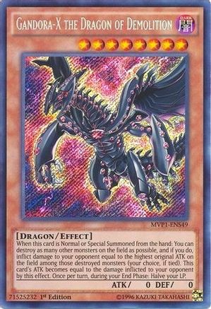 Gandora-X the Dragon of Demolition (MVP1-ENS49) - The Dark Side of Dimensions Movie Pack: Secret Edition 1st Edition