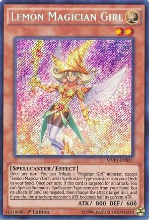 Lemon Magician Girl (MVP1-ENS51) - The Dark Side of Dimensions Movie Pack: Secret Edition 1st Edition