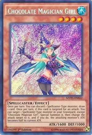 Chocolate Magician Girl (MVP1-ENS52) - The Dark Side of Dimensions Movie Pack: Secret Edition 1st Edition