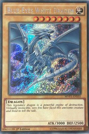 Blue-Eyes White Dragon (MVP1-ENS55) - The Dark Side of Dimensions Movie Pack: Secret Edition 1st Edition