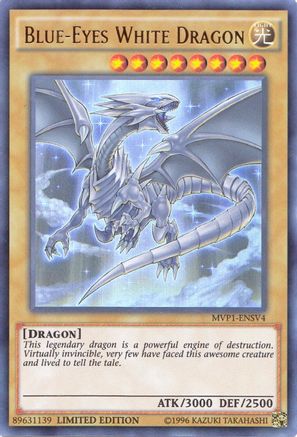 Blue-Eyes White Dragon (UR) (MVP1-ENSV4) - The Dark Side of Dimensions Movie Pack: Secret Edition Limited