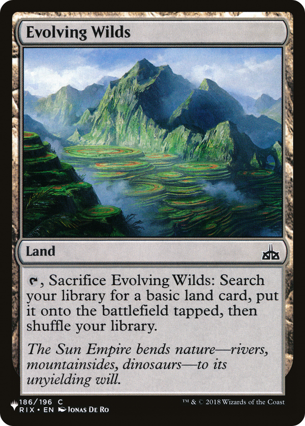 Evolving Wilds (RIX) (LIST-RIX-186) - The List