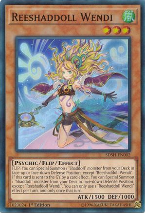 Reeshaddoll Wendi (SDSH-EN002) - Structure Deck: Shaddoll Showdown Unlimited