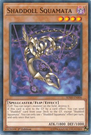Shaddoll Squamata (SDSH-EN006) - Structure Deck: Shaddoll Showdown Unlimited