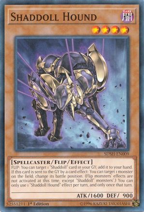 Shaddoll Hound (SDSH-EN009) - Structure Deck: Shaddoll Showdown Unlimited