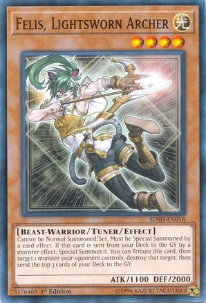 Felis, Lightsworn Archer (SDSH-EN018) - Structure Deck: Shaddoll Showdown Unlimited