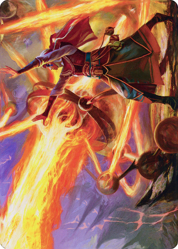 Ghitu Amplifier // Ghitu Amplifier (ADMU-032) - Dominaria United Art Series (Borderless) Foil