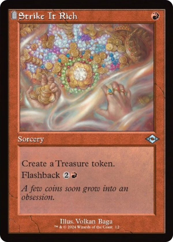 Strike It Rich (Retro Frame) (MH2-012) - Modern Horizons 2 Timeshifts: (tombstone) Foil