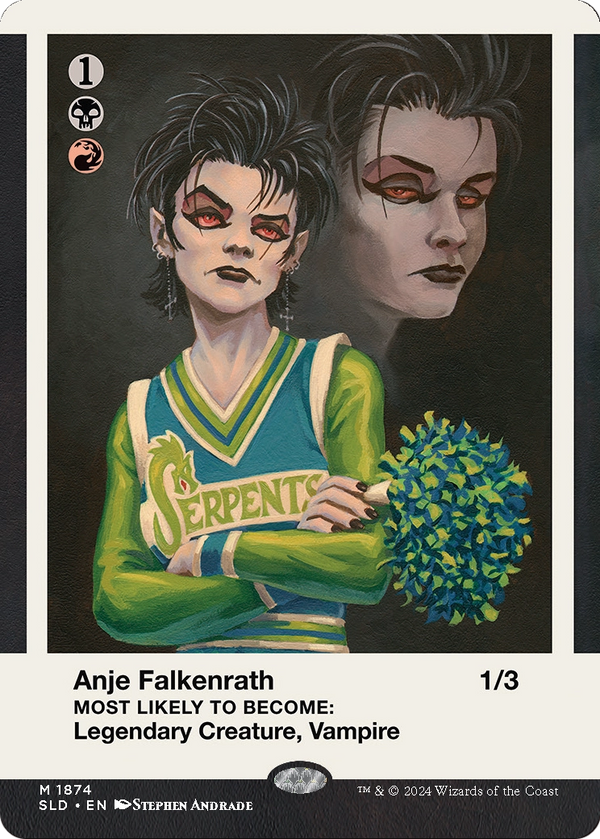 Anje Falkenrath // Anje Falkenrath (SLD-1874) - Secret Lair Drop (Borderless)